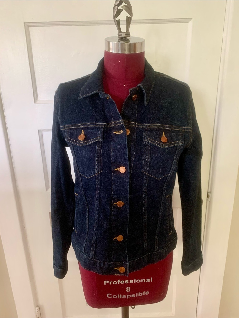 GAP Dark Indigo Denim Jacket - Womens